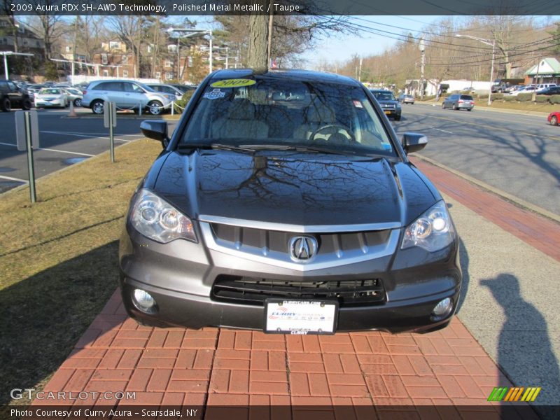 Polished Metal Metallic / Taupe 2009 Acura RDX SH-AWD Technology