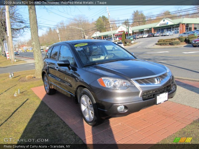 Polished Metal Metallic / Taupe 2009 Acura RDX SH-AWD Technology