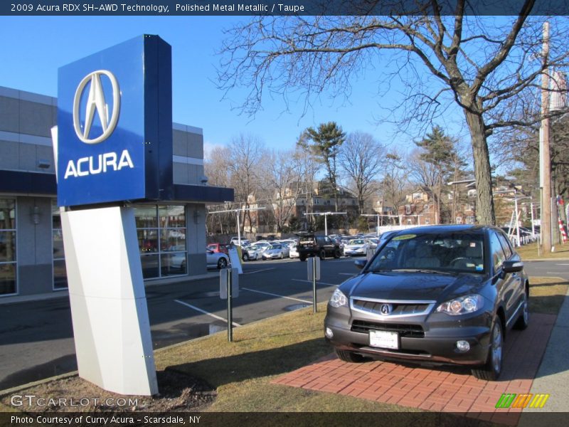 Polished Metal Metallic / Taupe 2009 Acura RDX SH-AWD Technology