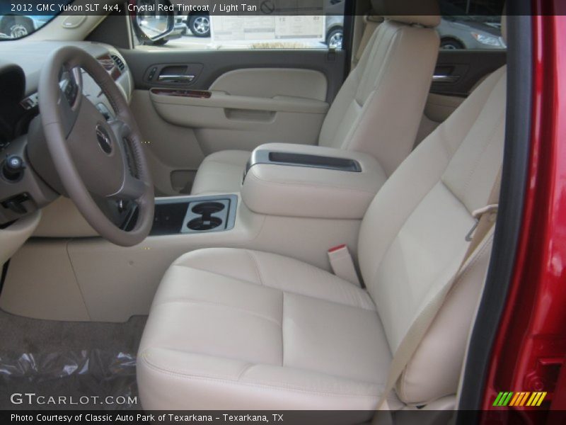 Crystal Red Tintcoat / Light Tan 2012 GMC Yukon SLT 4x4