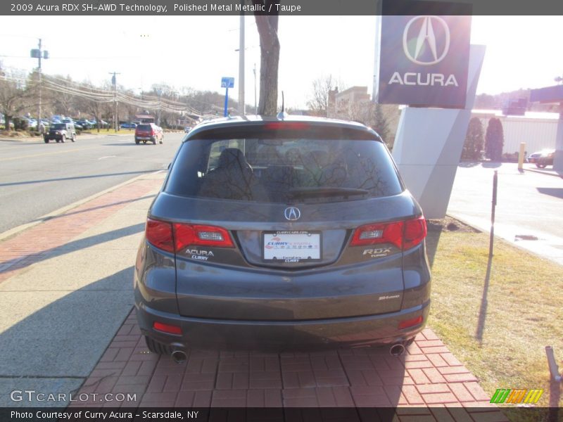 Polished Metal Metallic / Taupe 2009 Acura RDX SH-AWD Technology