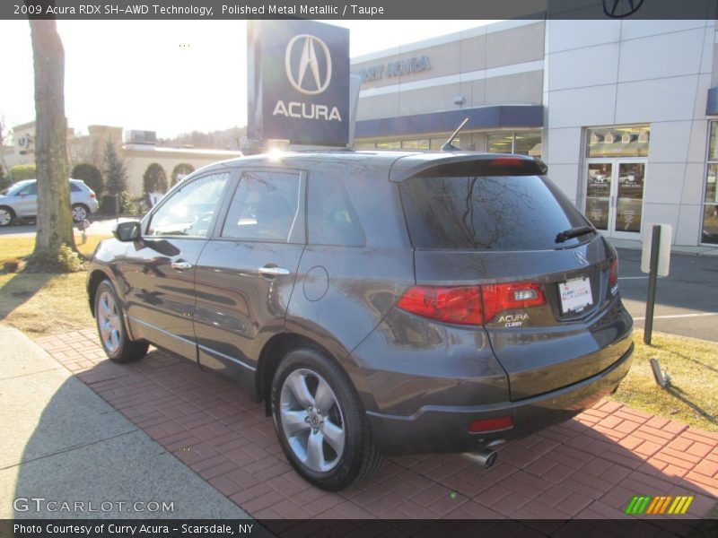 Polished Metal Metallic / Taupe 2009 Acura RDX SH-AWD Technology