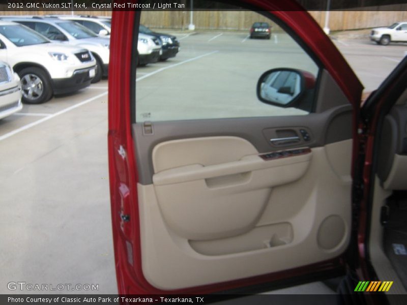 Crystal Red Tintcoat / Light Tan 2012 GMC Yukon SLT 4x4