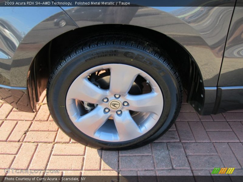 Polished Metal Metallic / Taupe 2009 Acura RDX SH-AWD Technology