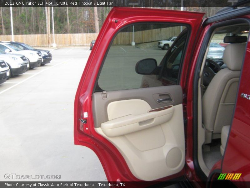 Crystal Red Tintcoat / Light Tan 2012 GMC Yukon SLT 4x4