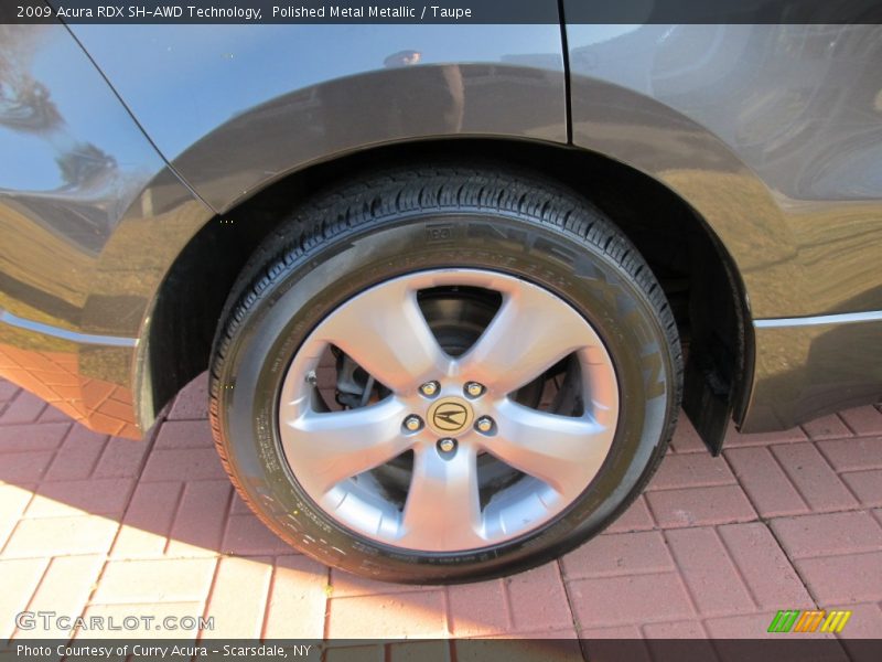 Polished Metal Metallic / Taupe 2009 Acura RDX SH-AWD Technology