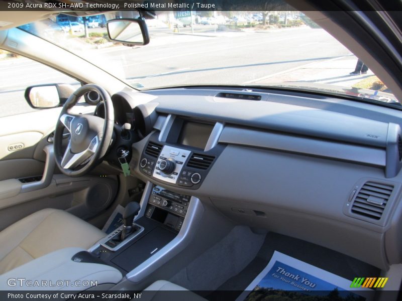 Polished Metal Metallic / Taupe 2009 Acura RDX SH-AWD Technology