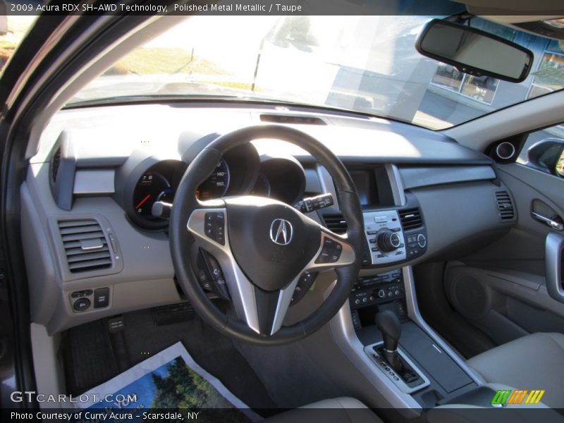 Polished Metal Metallic / Taupe 2009 Acura RDX SH-AWD Technology