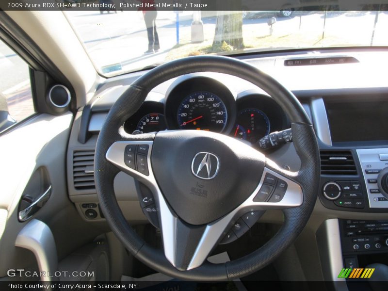 Polished Metal Metallic / Taupe 2009 Acura RDX SH-AWD Technology