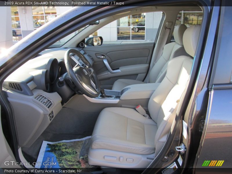Polished Metal Metallic / Taupe 2009 Acura RDX SH-AWD Technology