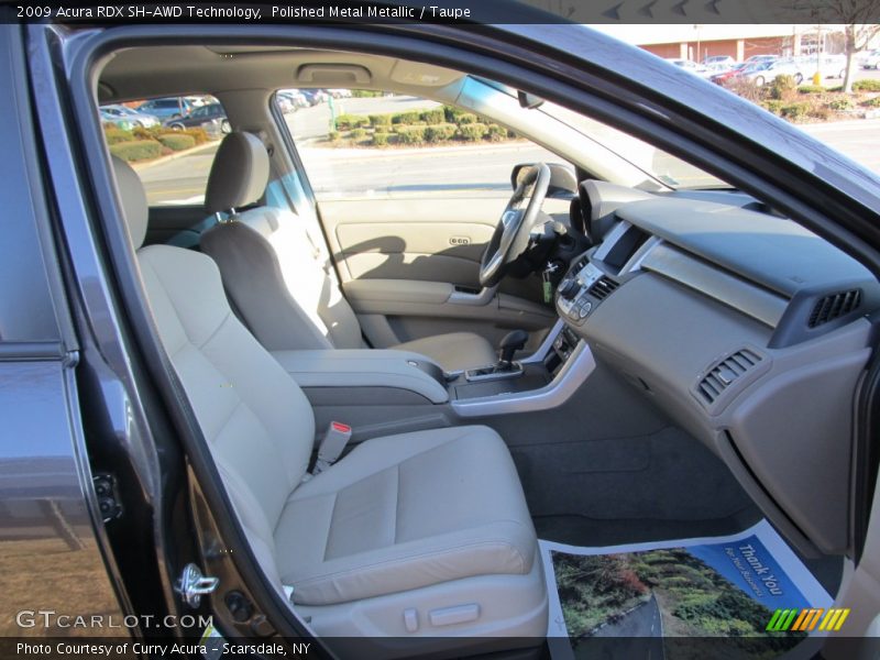 Polished Metal Metallic / Taupe 2009 Acura RDX SH-AWD Technology