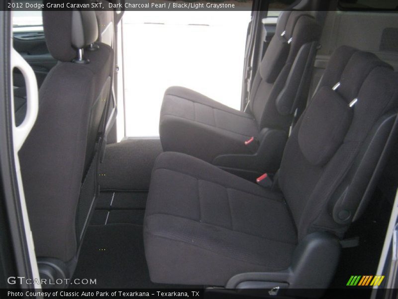 Dark Charcoal Pearl / Black/Light Graystone 2012 Dodge Grand Caravan SXT