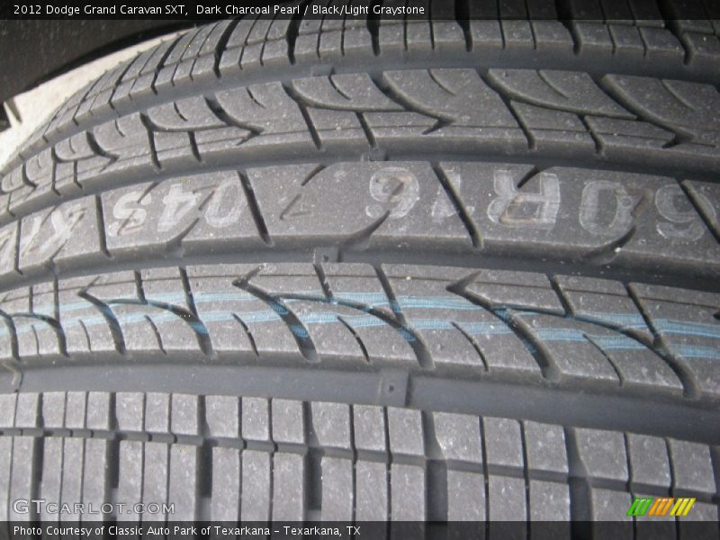 Dark Charcoal Pearl / Black/Light Graystone 2012 Dodge Grand Caravan SXT