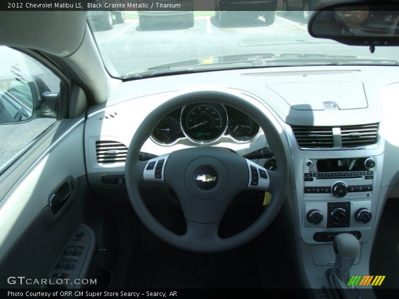 Black Granite Metallic / Titanium 2012 Chevrolet Malibu LS