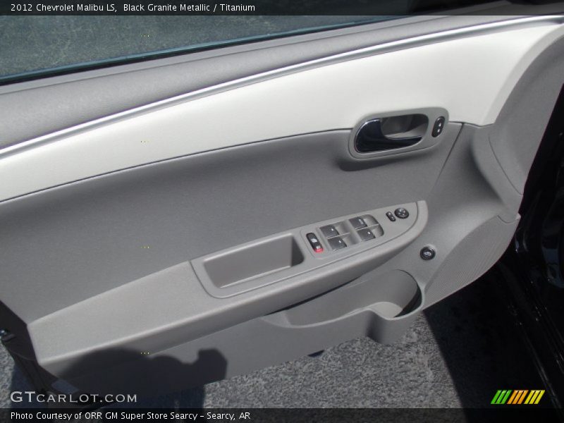 Black Granite Metallic / Titanium 2012 Chevrolet Malibu LS