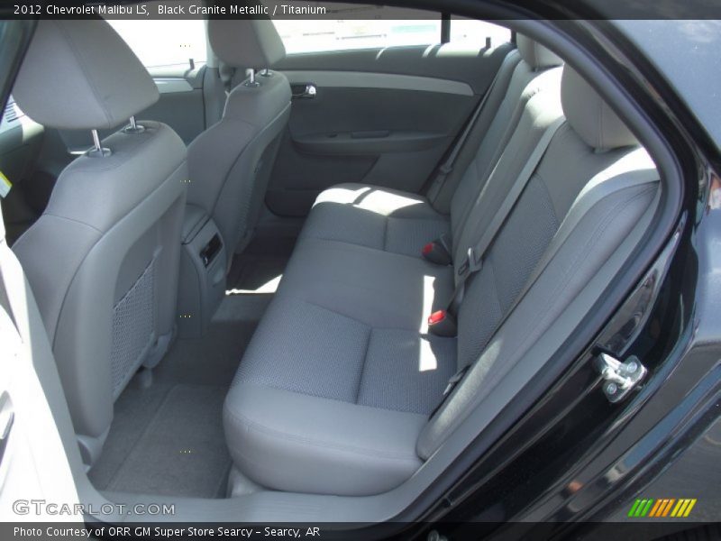 Black Granite Metallic / Titanium 2012 Chevrolet Malibu LS