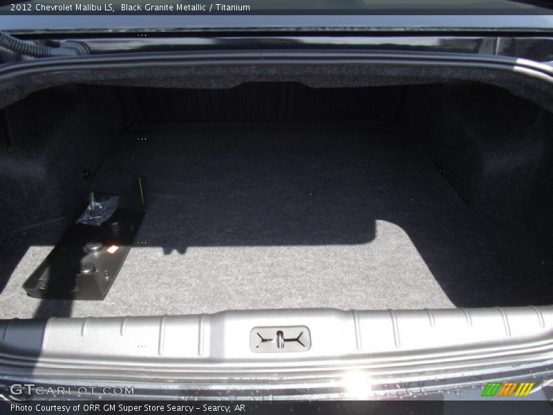 Black Granite Metallic / Titanium 2012 Chevrolet Malibu LS