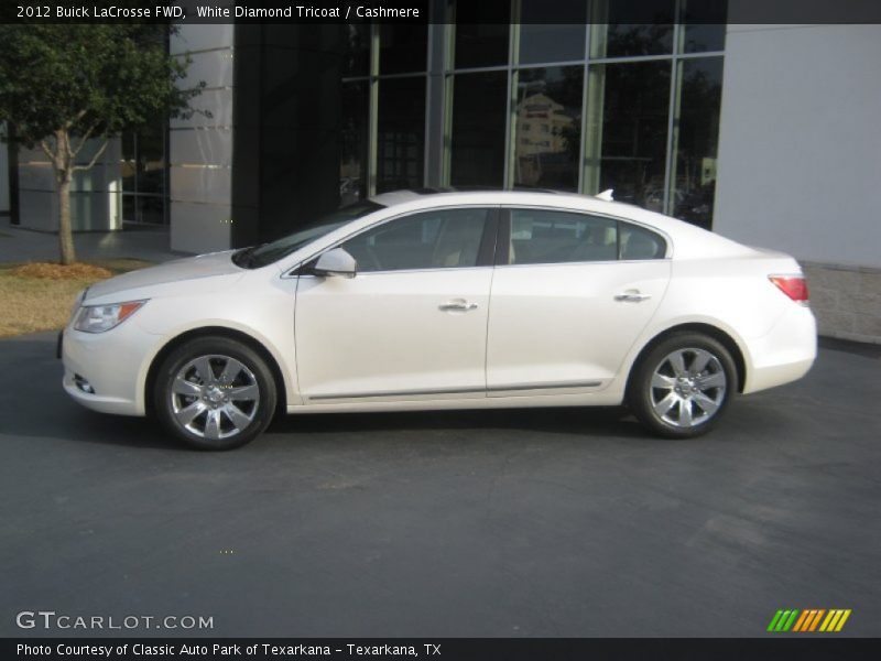 White Diamond Tricoat / Cashmere 2012 Buick LaCrosse FWD