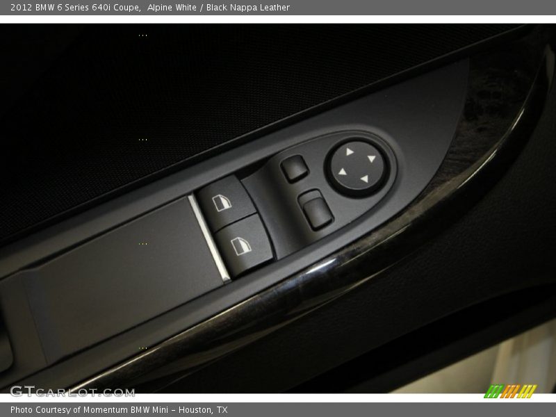 Alpine White / Black Nappa Leather 2012 BMW 6 Series 640i Coupe