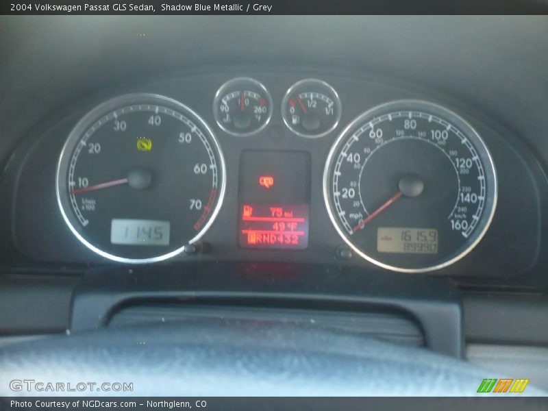 Shadow Blue Metallic / Grey 2004 Volkswagen Passat GLS Sedan