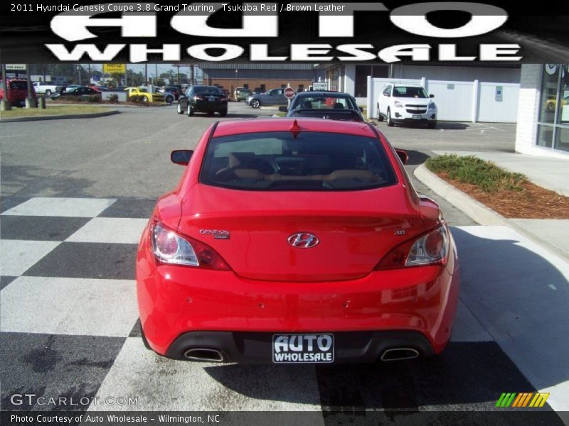 Tsukuba Red / Brown Leather 2011 Hyundai Genesis Coupe 3.8 Grand Touring