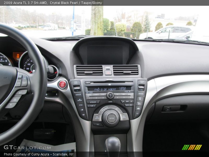 Crystal Black Pearl / Taupe/Ebony 2009 Acura TL 3.7 SH-AWD