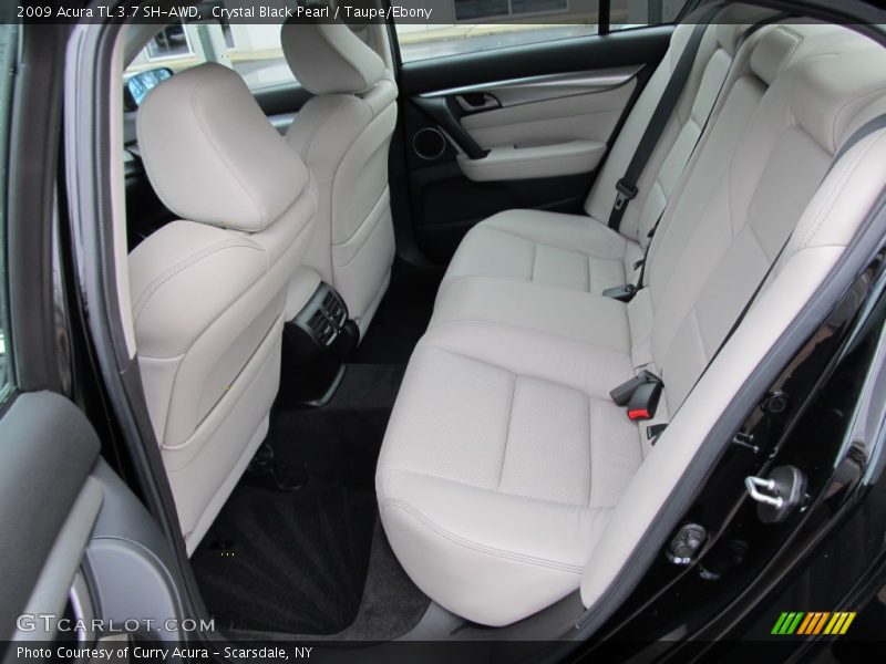 Crystal Black Pearl / Taupe/Ebony 2009 Acura TL 3.7 SH-AWD