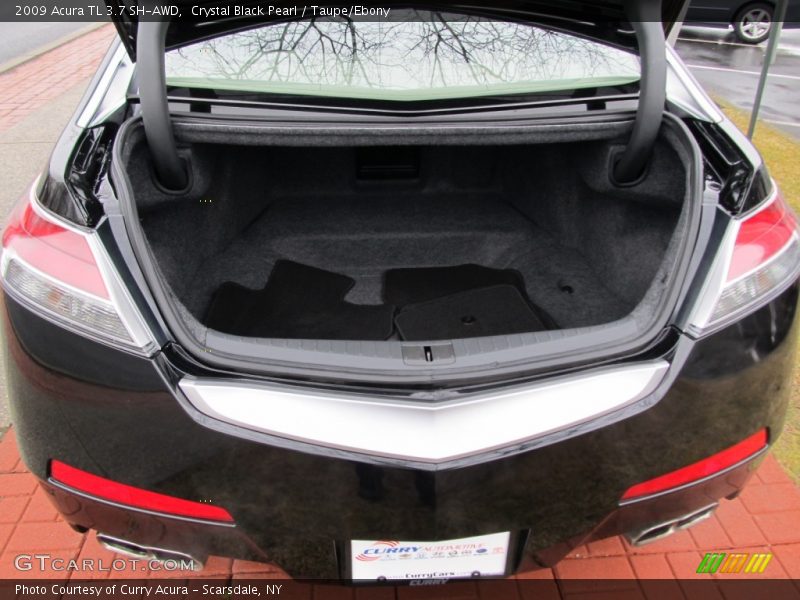 Crystal Black Pearl / Taupe/Ebony 2009 Acura TL 3.7 SH-AWD