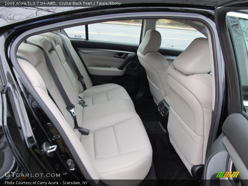 Crystal Black Pearl / Taupe/Ebony 2009 Acura TL 3.7 SH-AWD