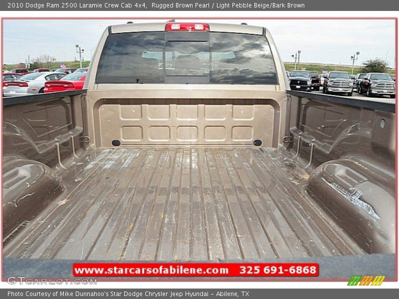 Rugged Brown Pearl / Light Pebble Beige/Bark Brown 2010 Dodge Ram 2500 Laramie Crew Cab 4x4