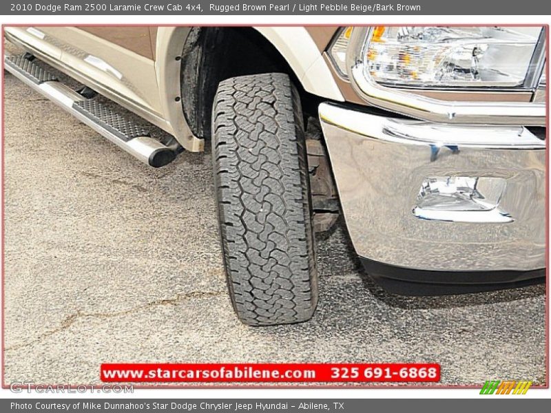 Rugged Brown Pearl / Light Pebble Beige/Bark Brown 2010 Dodge Ram 2500 Laramie Crew Cab 4x4