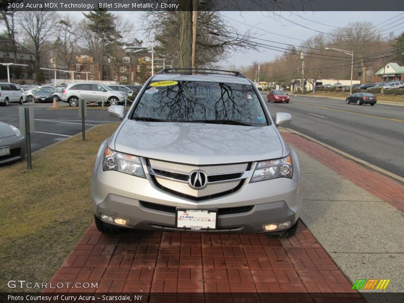 Billet Silver Metallic / Ebony 2009 Acura MDX Technology