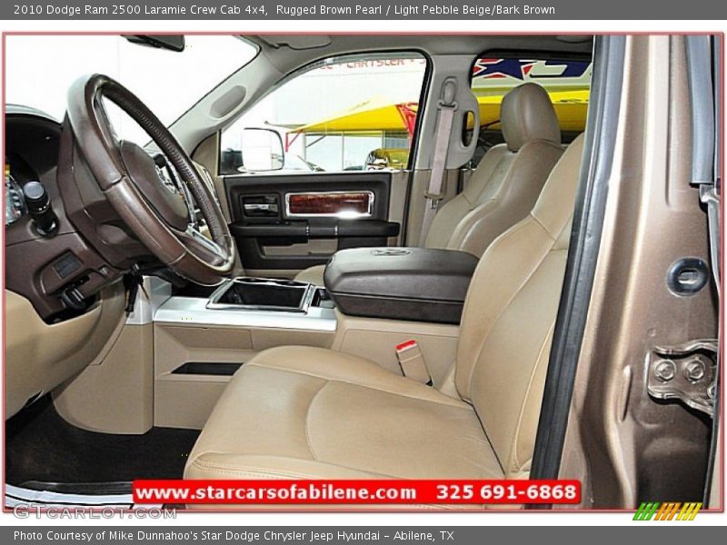 Rugged Brown Pearl / Light Pebble Beige/Bark Brown 2010 Dodge Ram 2500 Laramie Crew Cab 4x4