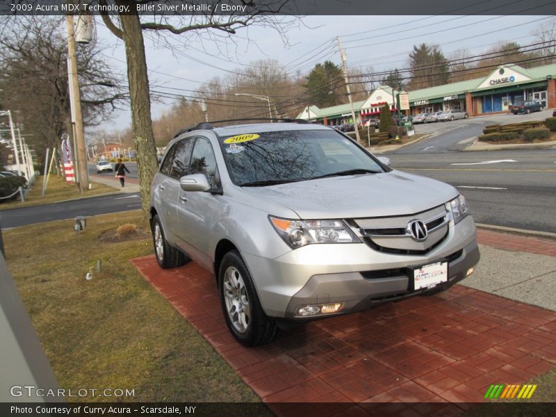Billet Silver Metallic / Ebony 2009 Acura MDX Technology