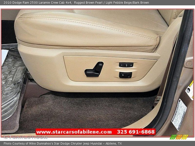 Rugged Brown Pearl / Light Pebble Beige/Bark Brown 2010 Dodge Ram 2500 Laramie Crew Cab 4x4