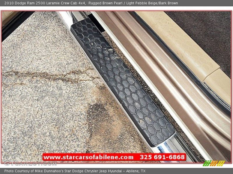 Rugged Brown Pearl / Light Pebble Beige/Bark Brown 2010 Dodge Ram 2500 Laramie Crew Cab 4x4