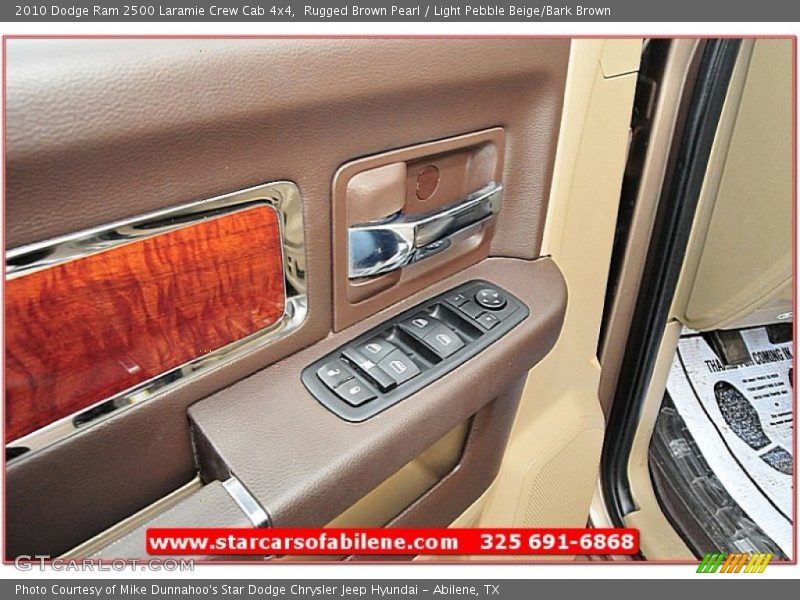 Rugged Brown Pearl / Light Pebble Beige/Bark Brown 2010 Dodge Ram 2500 Laramie Crew Cab 4x4