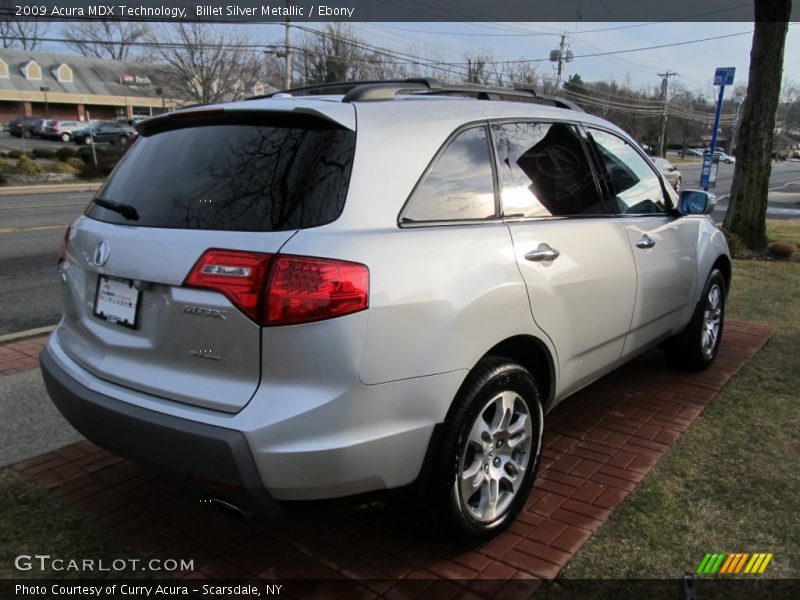 Billet Silver Metallic / Ebony 2009 Acura MDX Technology