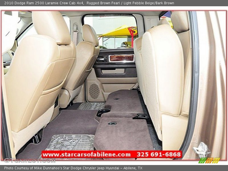 Rugged Brown Pearl / Light Pebble Beige/Bark Brown 2010 Dodge Ram 2500 Laramie Crew Cab 4x4
