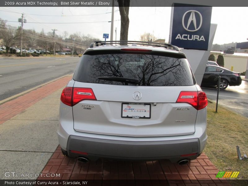 Billet Silver Metallic / Ebony 2009 Acura MDX Technology