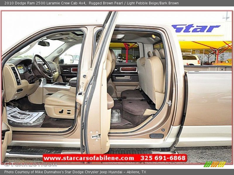 Rugged Brown Pearl / Light Pebble Beige/Bark Brown 2010 Dodge Ram 2500 Laramie Crew Cab 4x4