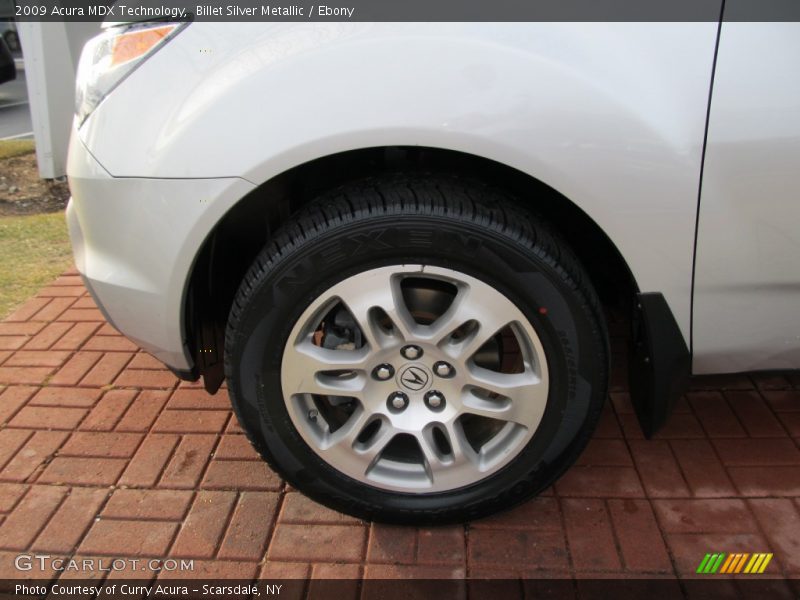 Billet Silver Metallic / Ebony 2009 Acura MDX Technology