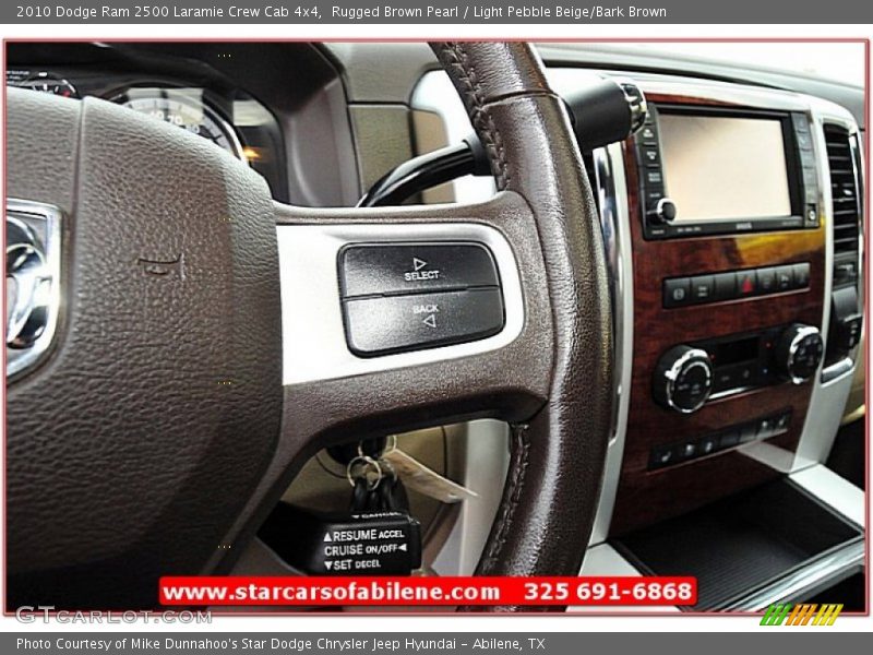 Rugged Brown Pearl / Light Pebble Beige/Bark Brown 2010 Dodge Ram 2500 Laramie Crew Cab 4x4