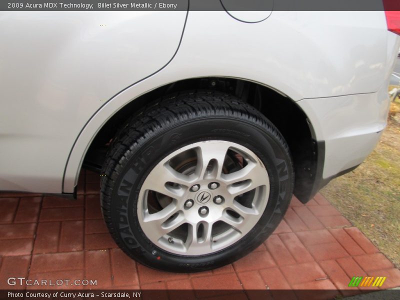 Billet Silver Metallic / Ebony 2009 Acura MDX Technology