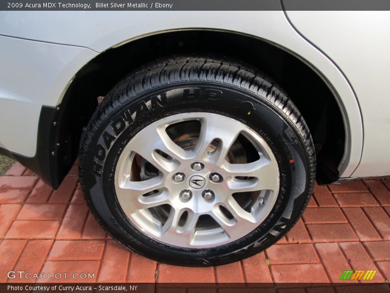 Billet Silver Metallic / Ebony 2009 Acura MDX Technology