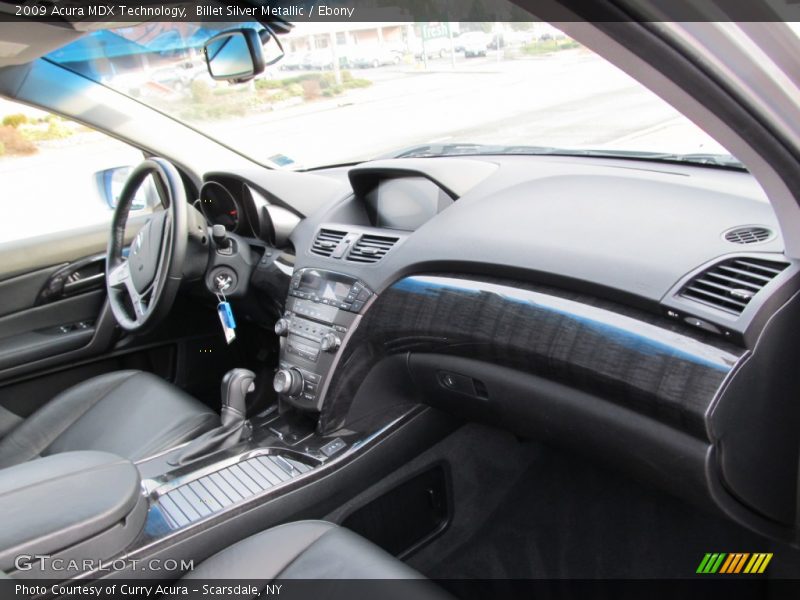 Billet Silver Metallic / Ebony 2009 Acura MDX Technology