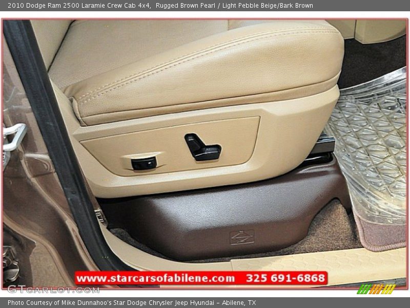 Rugged Brown Pearl / Light Pebble Beige/Bark Brown 2010 Dodge Ram 2500 Laramie Crew Cab 4x4