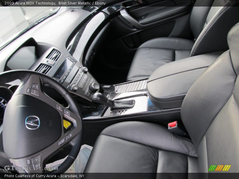 Billet Silver Metallic / Ebony 2009 Acura MDX Technology