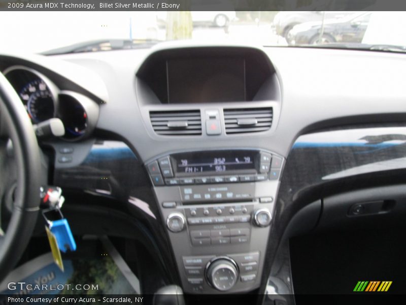 Billet Silver Metallic / Ebony 2009 Acura MDX Technology