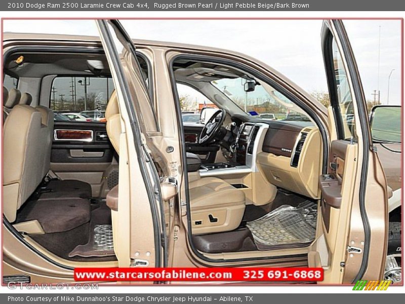 Rugged Brown Pearl / Light Pebble Beige/Bark Brown 2010 Dodge Ram 2500 Laramie Crew Cab 4x4